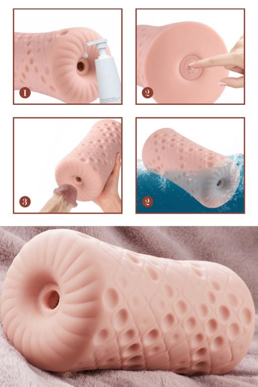 Телесный мастурбатор большого размера с функцией пенетрации Телесный мастурбатор большого размера с функцией пенетрации