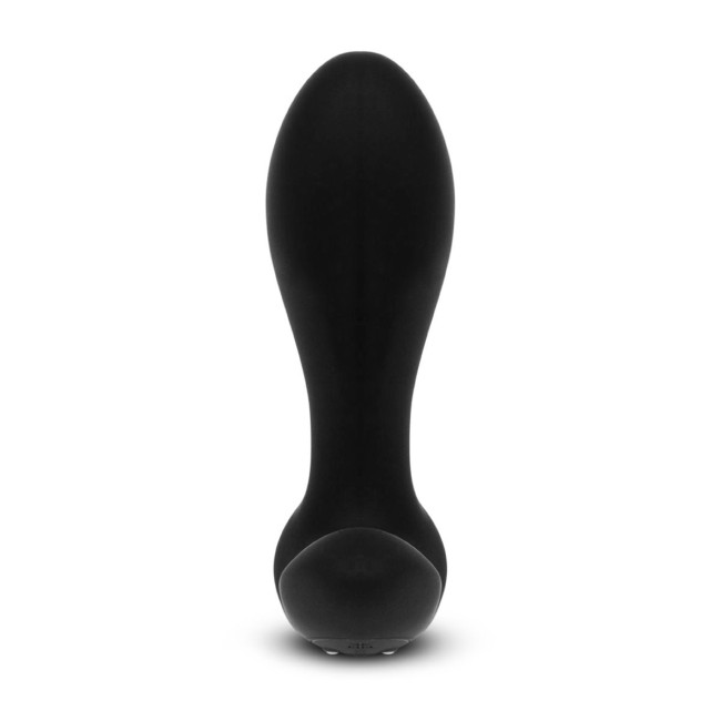Черный анальный стимулятор с расширением и вибрацией Expand Plug - 10,5 см. Черный анальный стимулятор с расширением и вибрацией Expand Plug - 10,5 см.