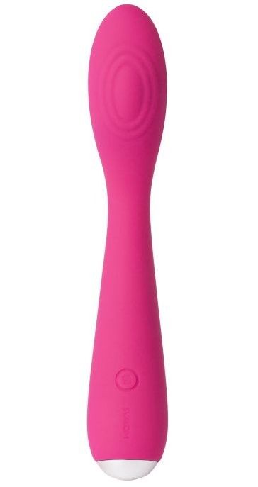 Ярко-розовый G-стимулятор IRIS Clitoral G-spot Vibrator - 18 см. Ярко-розовый G-стимулятор IRIS Clitoral G-spot Vibrator - 18 см.