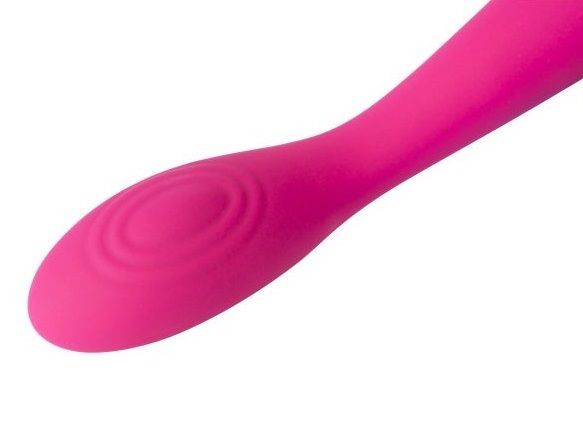 Ярко-розовый G-стимулятор IRIS Clitoral G-spot Vibrator - 18 см. Ярко-розовый G-стимулятор IRIS Clitoral G-spot Vibrator - 18 см.