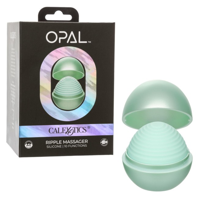 Зеленый вибромассажер Opal Ripple Massager Зеленый вибромассажер Opal Ripple Massager