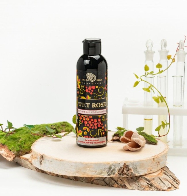 Интимный гель-смазка WET ROSE - 200 мл. Интимный гель-смазка WET ROSE - 200 мл.