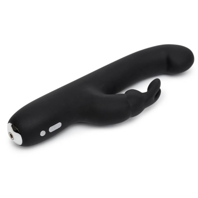 Чёрный вибратор Slimline G-Spot Rechargeable Rabbit Vibrator - 24,1 см. Чёрный вибратор Slimline G-Spot Rechargeable Rabbit Vibrator - 24,1 см.
