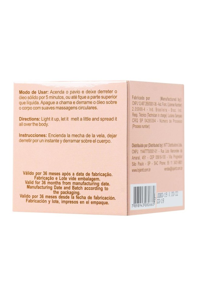 Массажная свеча для поцелуев Peach с ароматом персика - 30 гр. Массажная свеча для поцелуев Peach с ароматом персика - 30 гр.