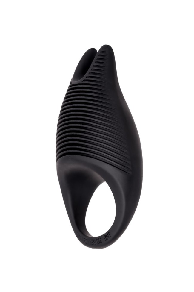 Чёрное эрекционное виброкольцо Erotist из силикона Чёрное эрекционное виброкольцо Erotist из силикона