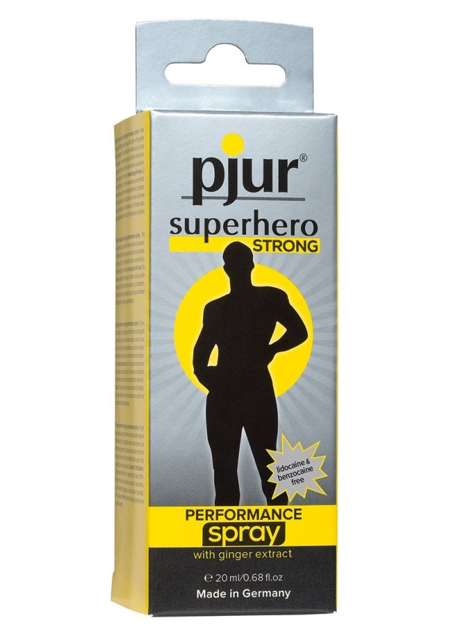 Спрей-пролонгатор длительного действия pjur SUPERHERO Strong Spray - 20 мл. Спрей-пролонгатор длительного действия pjur SUPERHERO Strong Spray - 20 мл.