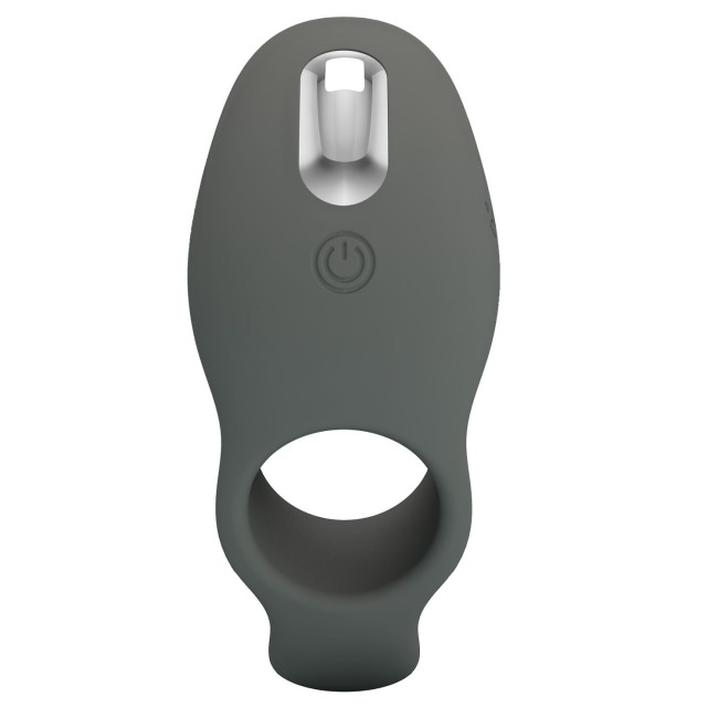 Серое кольцо на пенис с вибрацией Серое кольцо на пенис с вибрацией