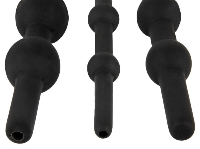 Набор из 3 черных силиконовых уретральных стимуляторов Training Set Набор из 3 черных силиконовых уретральных стимуляторов Training Set