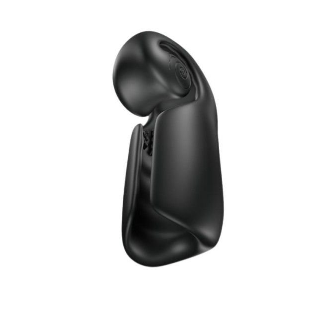 Черный мастурбатор SVibe Evo с вибрацией Черный мастурбатор SVibe Evo с вибрацией