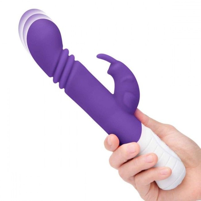 Фиолетовый массажер для G-точки Slim Shaft thrusting G-spot Rabbit - 23 см. Фиолетовый массажер для G-точки Slim Shaft thrusting G-spot Rabbit - 23 см.
