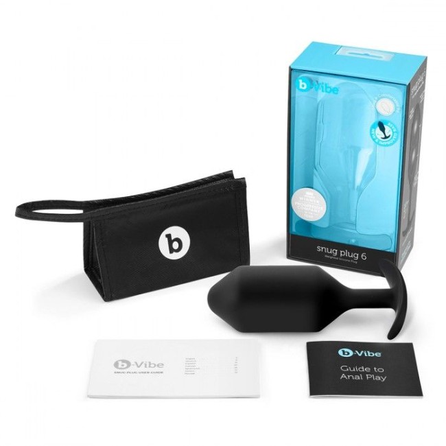 Черная анальная пробка для ношения B-vibe Snug Plug 6 - 17 см. Черная анальная пробка для ношения B-vibe Snug Plug 6 - 17 см.