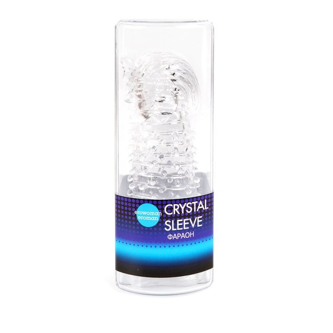 Закрытая прозрачная насадка на пенис Crystal Sleeve Faraon - 13,5 см. Закрытая прозрачная насадка на пенис Crystal Sleeve Faraon - 13,5 см.