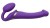 Фиолетовый безремневой вибрострапон Silicone Bendable Strap-On - size M