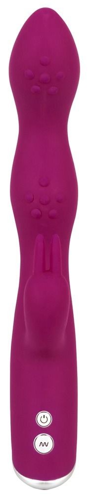 Фиолетовый вибратор A G-Spot Rabbit Vibrator для стимуляции зон G и A - 23,6 см. Фиолетовый вибратор A G-Spot Rabbit Vibrator для стимуляции зон G и A - 23,6 см.