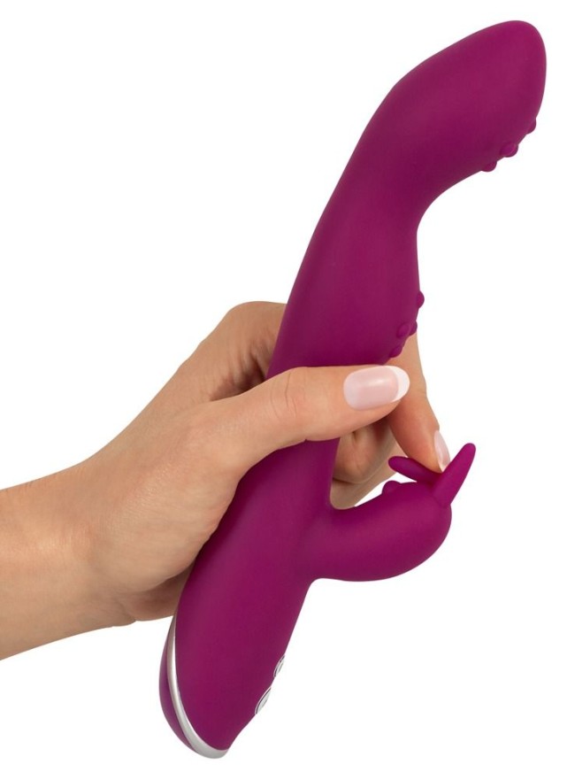 Фиолетовый вибратор A G-Spot Rabbit Vibrator для стимуляции зон G и A - 23,6 см. Фиолетовый вибратор A G-Spot Rabbit Vibrator для стимуляции зон G и A - 23,6 см.