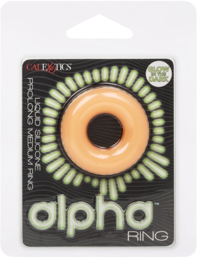 Оранжевое люминесцентное эрекционное кольцо Glow-In-The-Dark Liquid Silicone Prolong Medium Ring Оранжевое люминесцентное эрекционное кольцо Glow-In-The-Dark Liquid Silicone Prolong Medium Ring